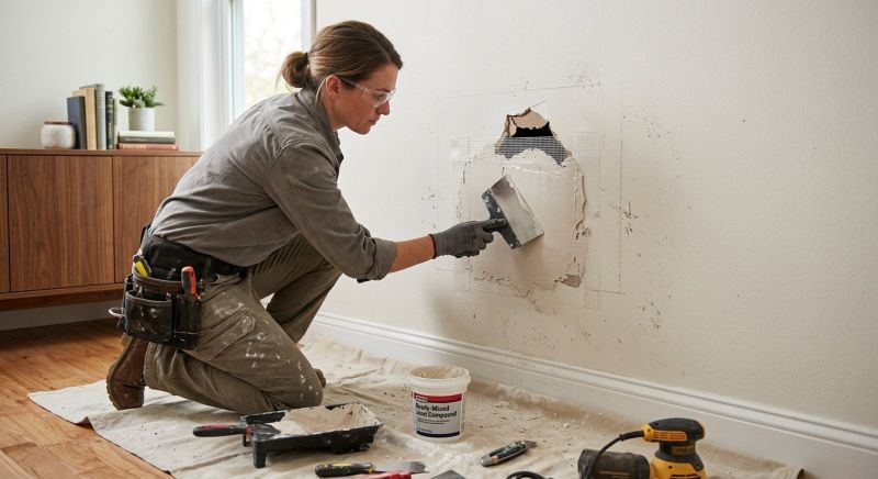 Wall Hole Repair in Wilmington, NC
