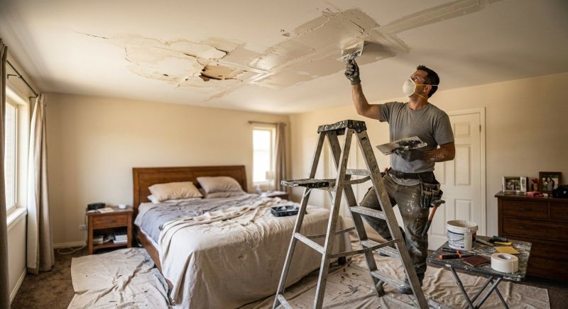 Bedroom Ceiling Repair in Wilmington, NC