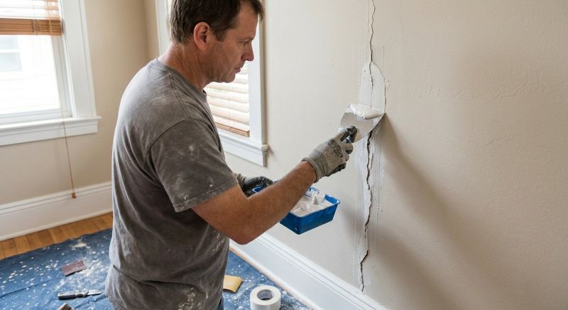 Bedroom Wall Repair in Kansas City, KS