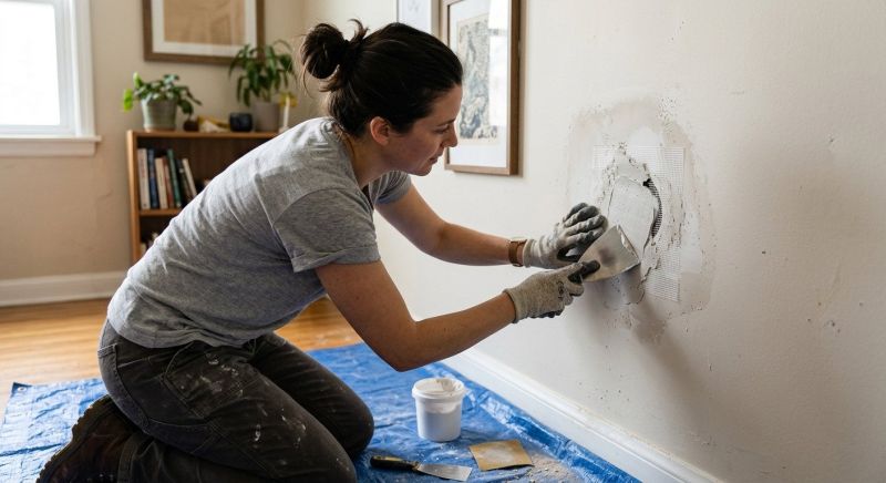 Bedroom Wall Repair in Olathe, KS