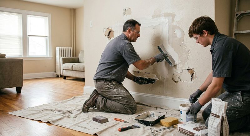 Bedroom Wall Repair in Olathe, KS