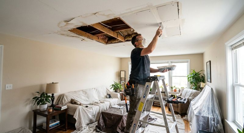 Ceiling Drywall Repair in Wilmington, NC