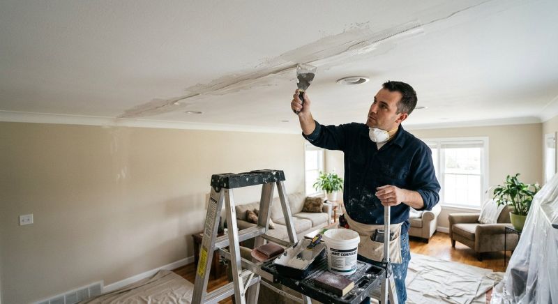 Ceiling Hole Repair in Kansas City, KS