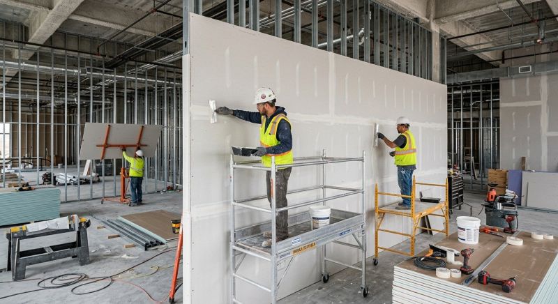 Commercial Drywall Installation in Denver County, CO