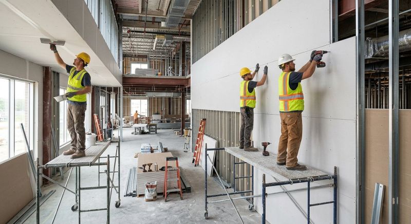 Commercial Drywall Renovation in Denver County, CO
