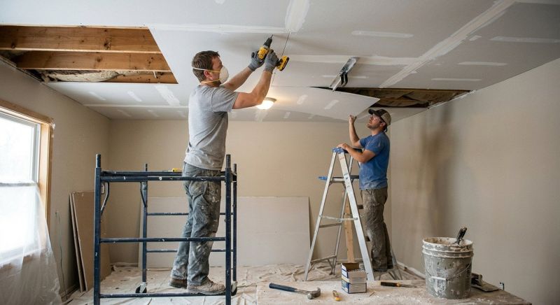 Drywall Replacement in Overland Park, KS