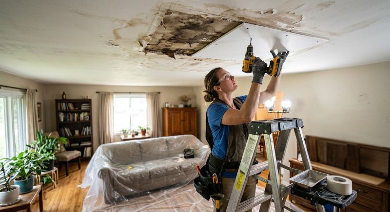 Drywall Water Damage Repair in Kansas City, KS