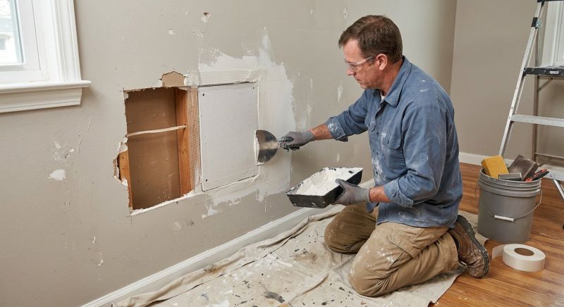 Drywall Water Damage Repair in Wilmington, NC