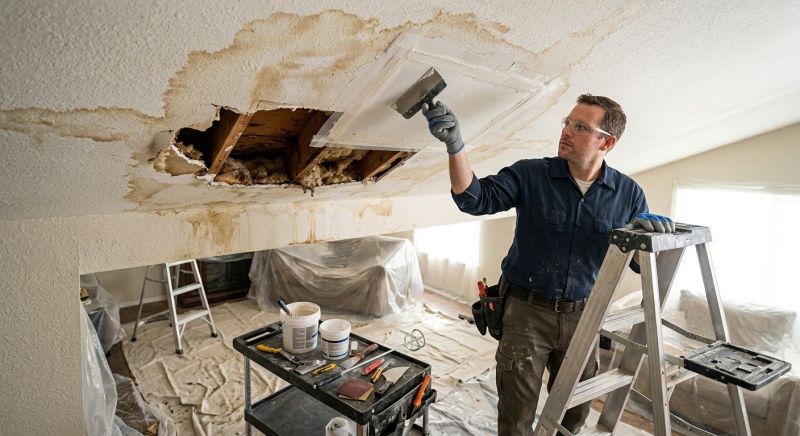Drywall Water Damage Repair in Conroe, TX