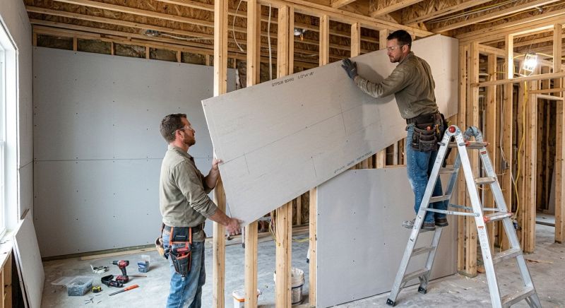 Gypsum Board Installation in Kansas City, KS