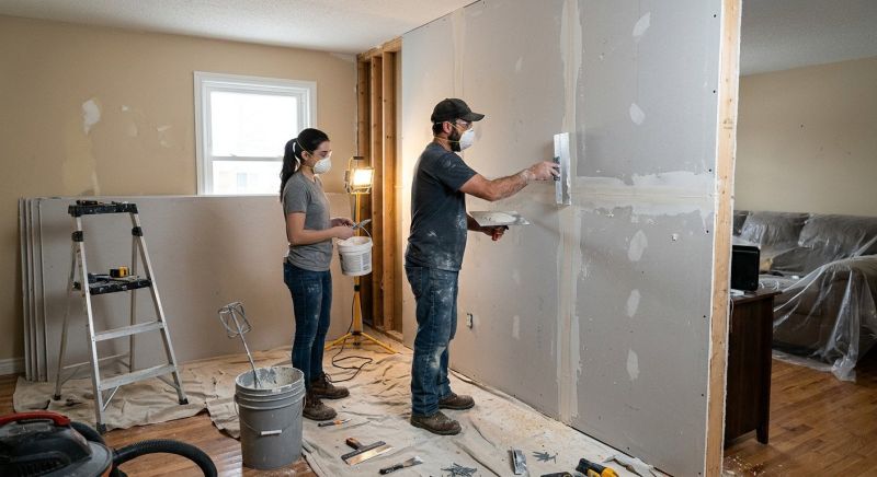 House Drywall Installation in Conroe, TX