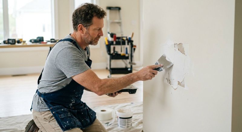 Wall Damage Repair in Conroe, TX
