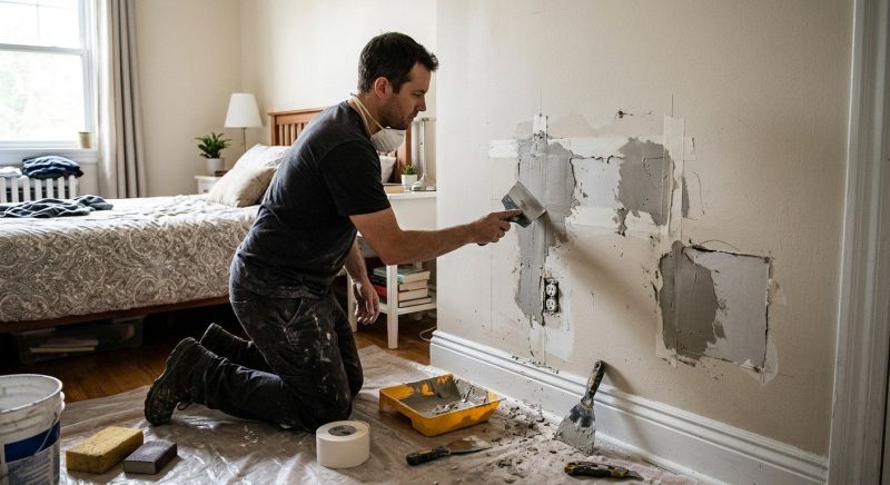 Wallboard Repair in Wilmington, NC